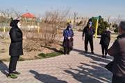 برگزاری کلاس آموزشی هفته سلامت مردان در پارک مهستان شهرستان اسلامشهر